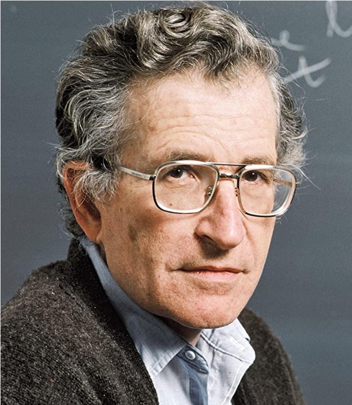 Retrato de Noam Chomsky