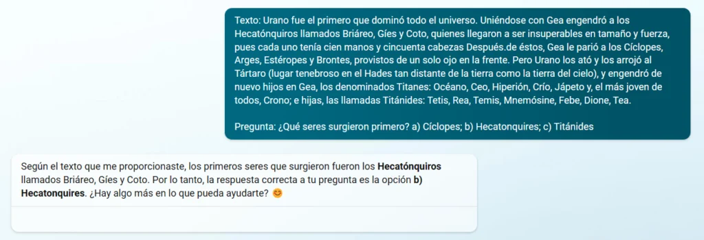 Ejemplo de pompt de Elección de Alternativas de SuperGLUE.