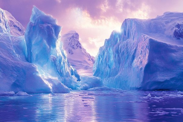 A Prismatic Glacial Vista